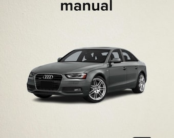 Audi A4 2008-2015 Workshop repair manual, Service manual