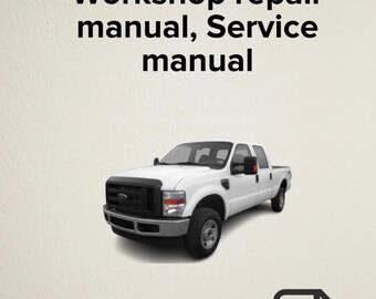 Ford F-250-550 Super Duty 2009 Workshop repair manual, Service manual