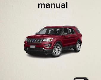 Ford Explorer 2017 Workshop repair manual, Service manual