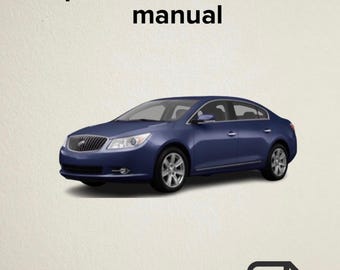 Buick LaCrosse 2010-2016 Workshop repair manual, Service manual