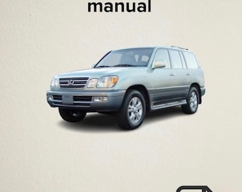 Lexus LX470 2003-2004 Workshop repair manual, Service manual