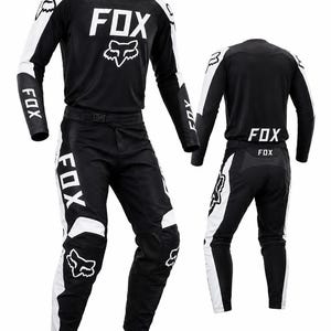 Custom Motocross Jersey Pants Set, FOX Style MX Gear, Personalized Name Number