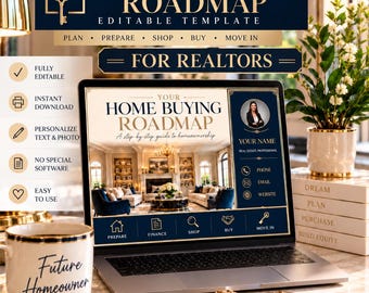 Plantilla de herramienta de marketing para agentes inmobiliarios / Anuncio editable para agentes inmobiliarios / Marketing para agentes inmobiliarios / Descarga digital