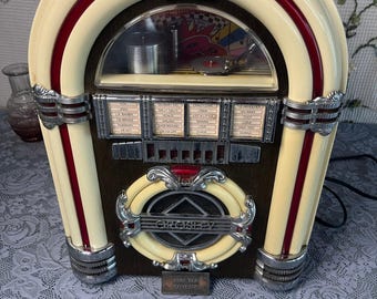 Crosley 1890-1990 100 Years Commemorative Tabletop Jukebox Radio Cassette Player