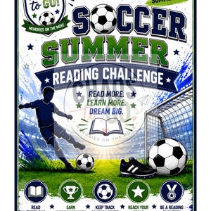 Soccer Summer Reading Challenge - Boy Version
