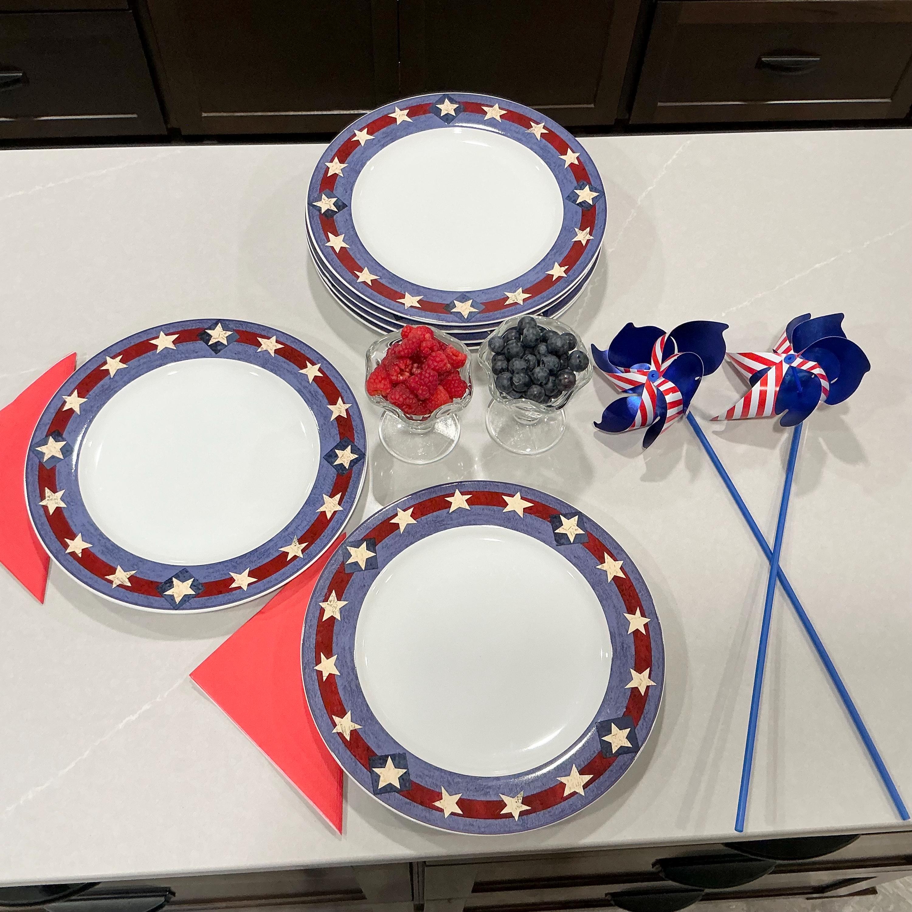 Vintage Flag Dinnerware - Etsy