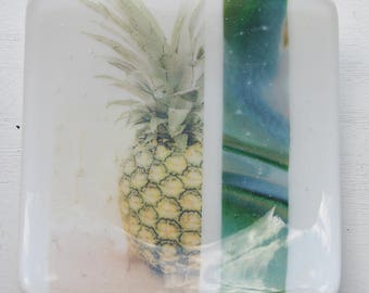 Pineapple Glass Dish/Plate