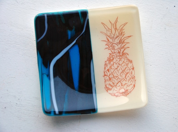 Pineapple Glass Dish/Plate