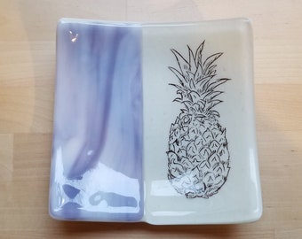 Pineapple Glass Dish/Plate