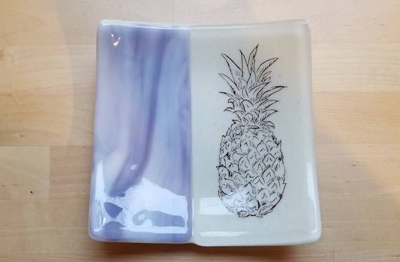 Pineapple Glass Dish/Plate