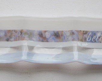 Believe Glass Dish (3-part sectional)