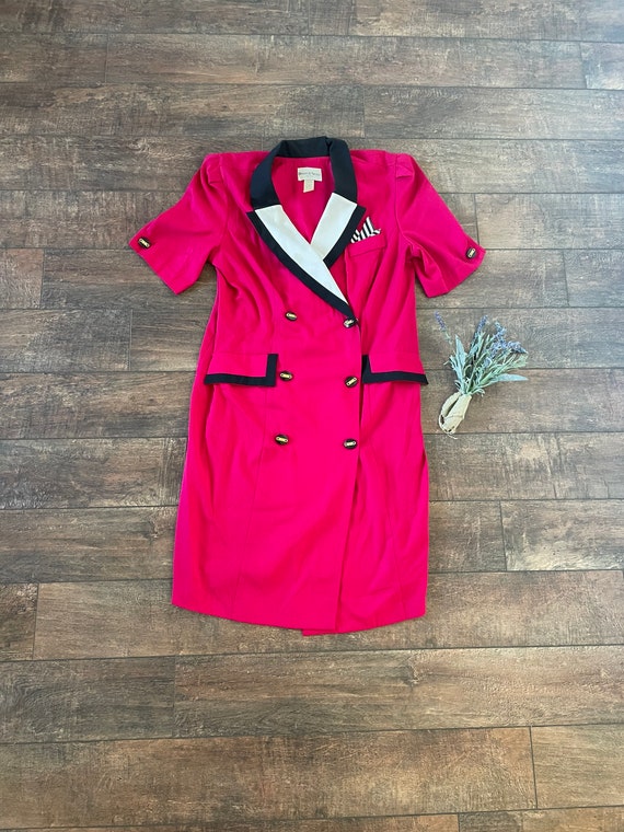 Vintage 90s Elaine Benes Dress, Vintage 90s Button Dress, Vintage 90s Business Dress, Vintage 90s Costume, Vintage 90s Pink Dress - Etsy Vintage 90s Elaine Benes Dress, Vintage 90s Button Dress, Vintage 90s Business Dress, Vintage 90s Costume, Vintage 90s Pink Dress - Etsy