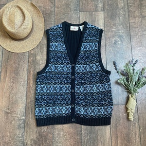 Vintage Hipster Sweater Vest 90s Liz Claiborne Sweater Etsy Australia