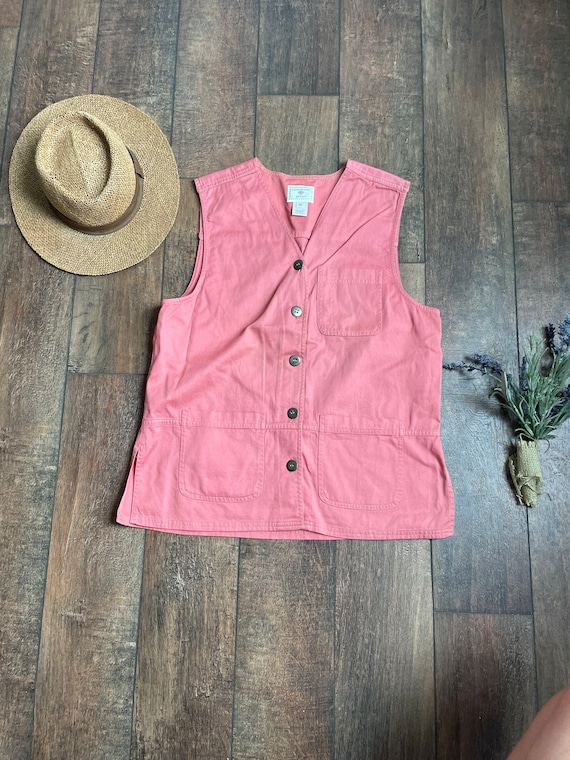 Vintage Cotton Cargo Vest Vintage 2000s 
