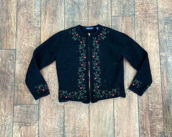 karen scott sweater jacket