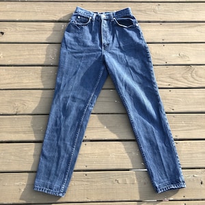 Vintage Jordache Jeans, Made in USA, Size 12, 100% Cotton, Dark Wash