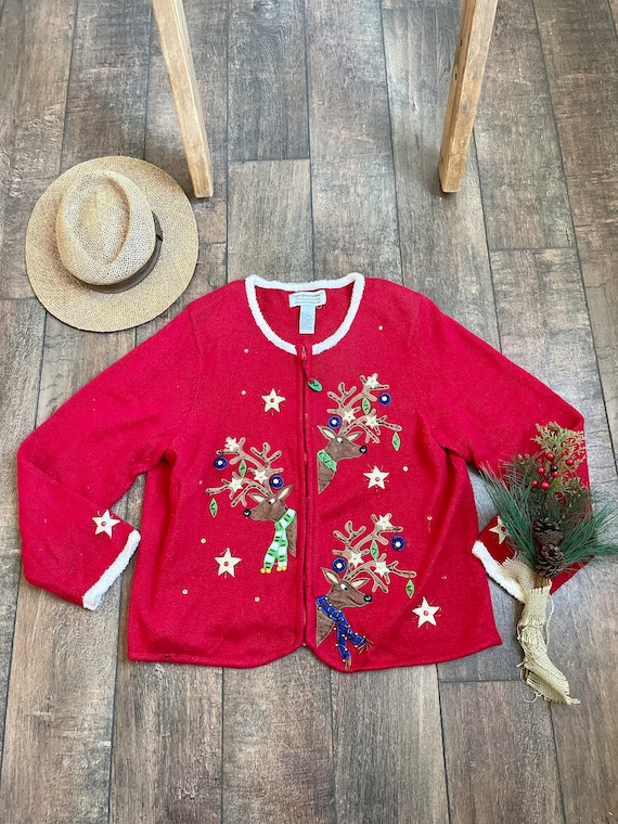 Christmas Cardigan,Christmas Santa Cardigan,Santa 