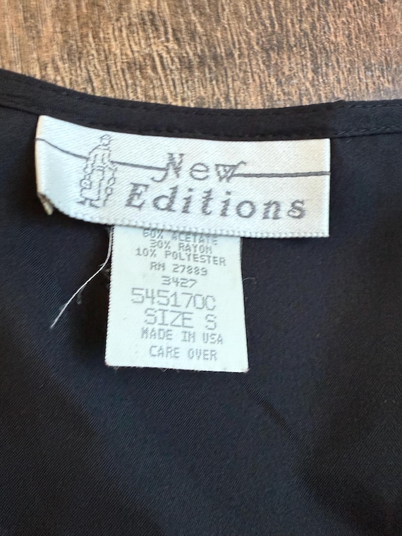 Vintage Velvet Floral Vest, Vintage Floral Vest, … - image 5