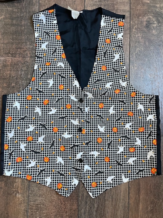 Vintage 90’s Halloween Vest, Cute 90’s Halloween … - image 2