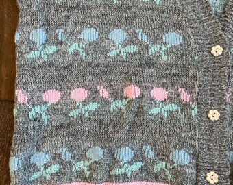 トップス UNDERCOVER 90s Flower Knit Vest Flower Sweater Vest UNDERCOVER 90s Flower Knit Vest Sweater