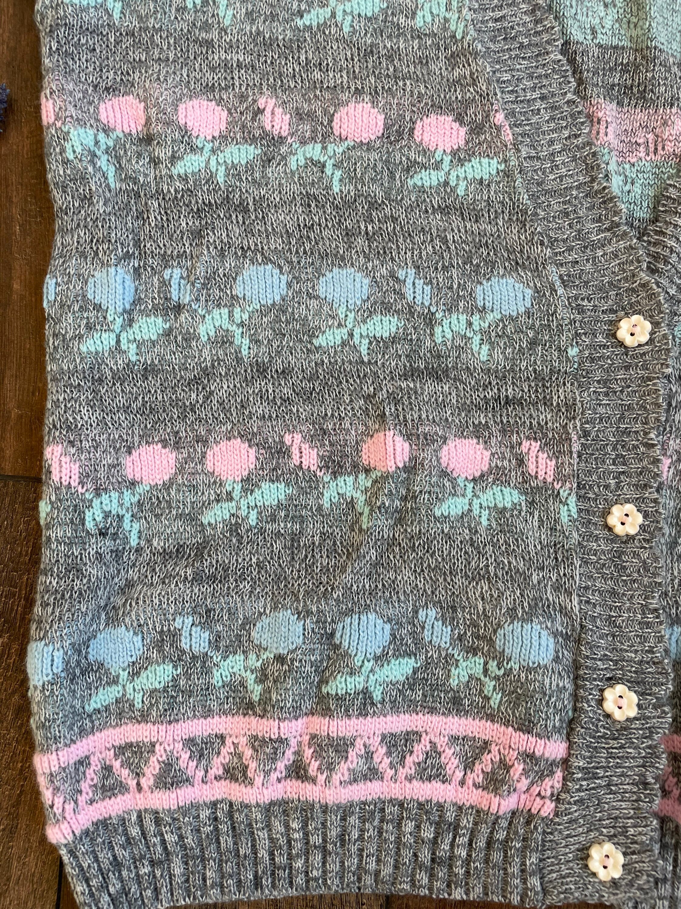 トップス UNDERCOVER 90s Flower Knit Vest Flower Sweater Vest UNDERCOVER 90s Flower Knit Vest Sweater