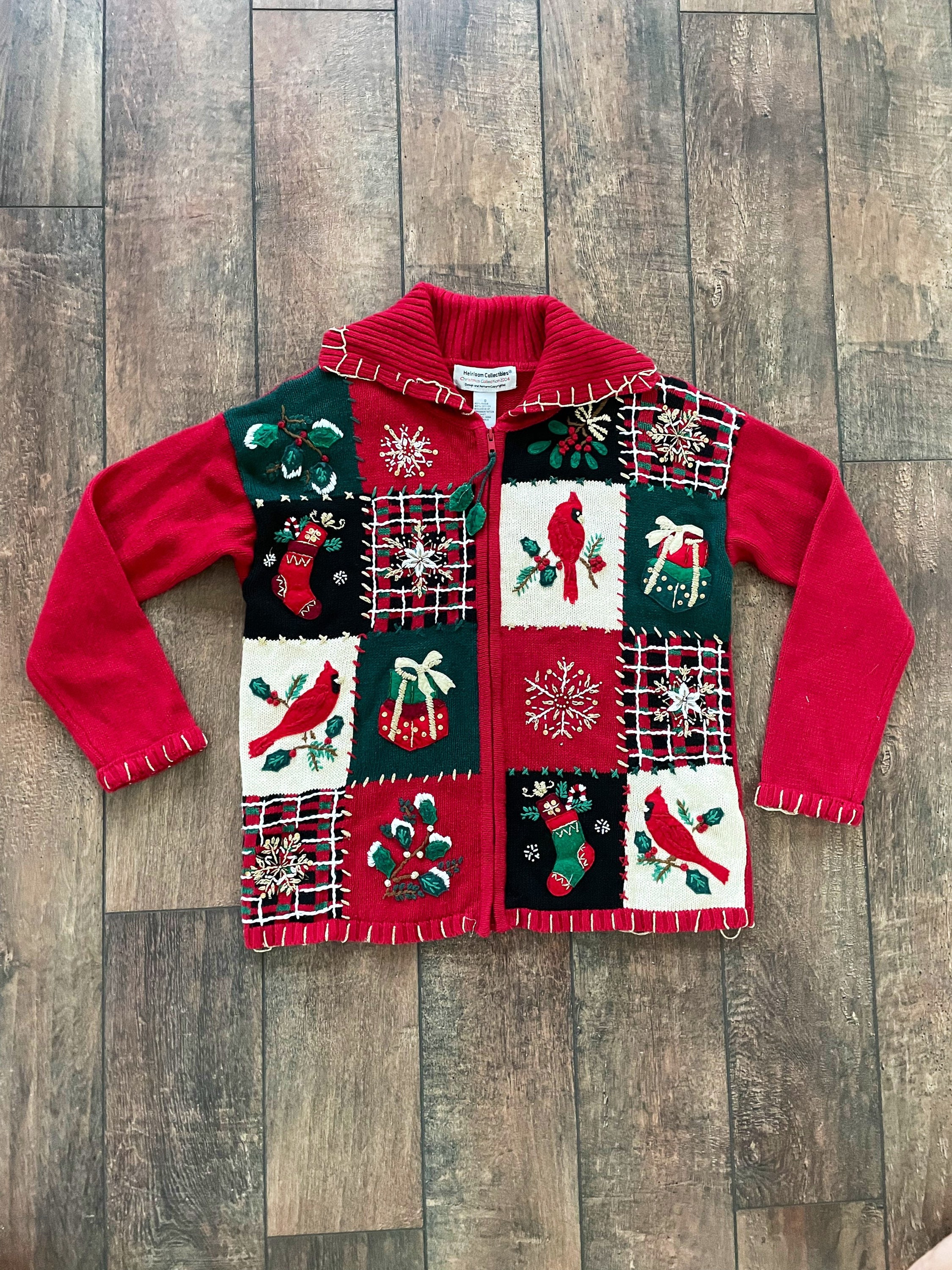Cardinal Cardigan - Etsy UK