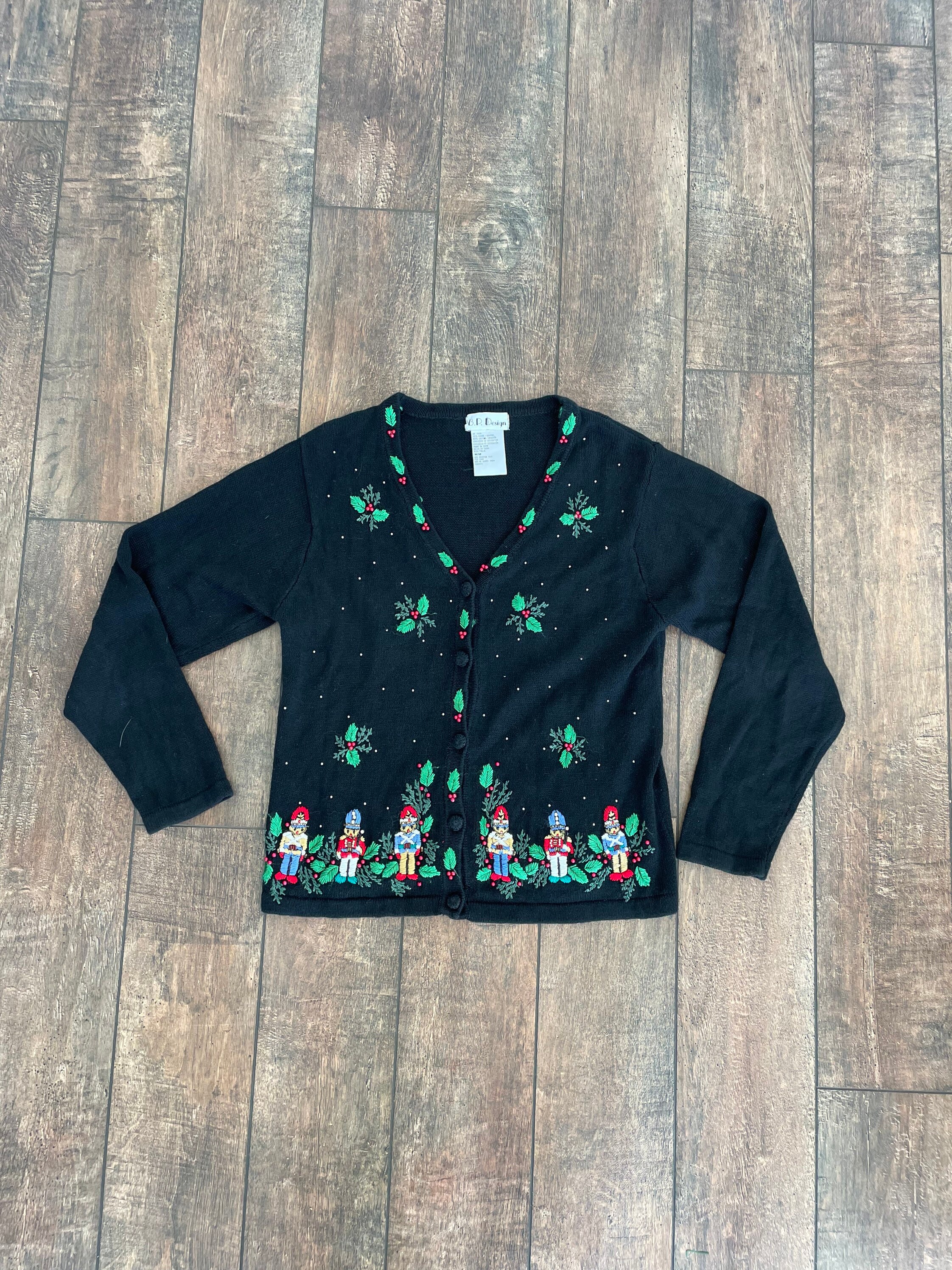 Christmas Cardigan Nutcracker Christmas 