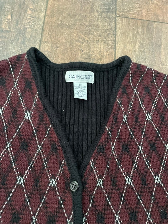 Vintage Sweater vest, Argyle Sweater Vest, Boy Me… - image 5