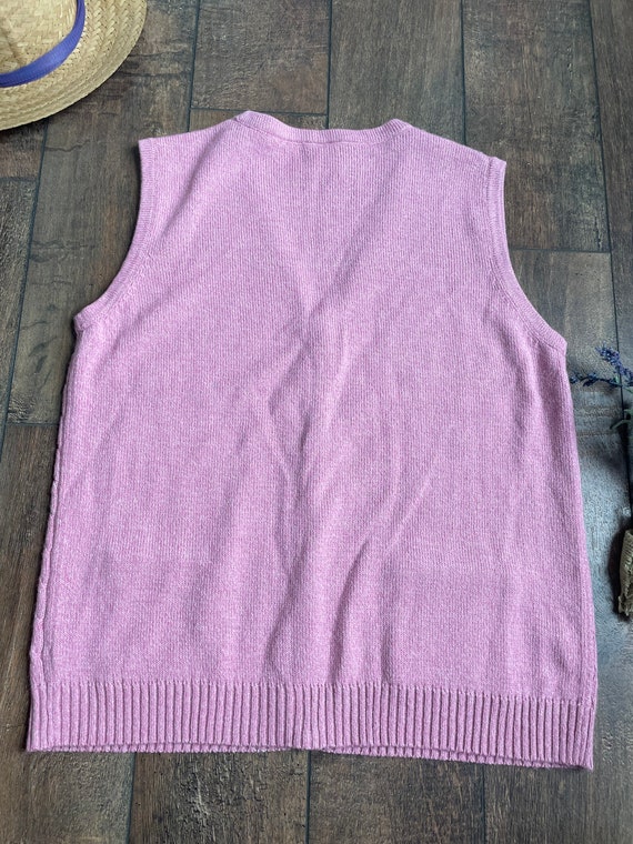 Vintage Knit Sweater Vest, Vintage Sweater Vest w… - image 3
