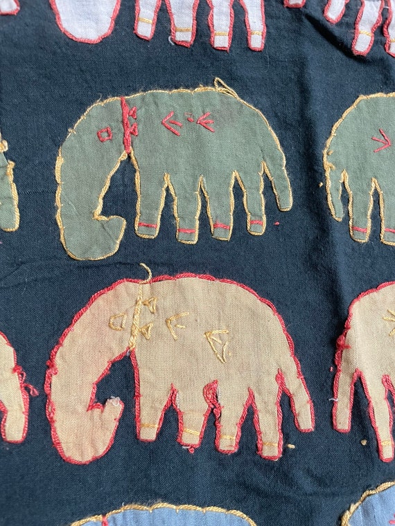 Vintage Asian Elephant Vest, Vintage Elephant Ves… - image 7
