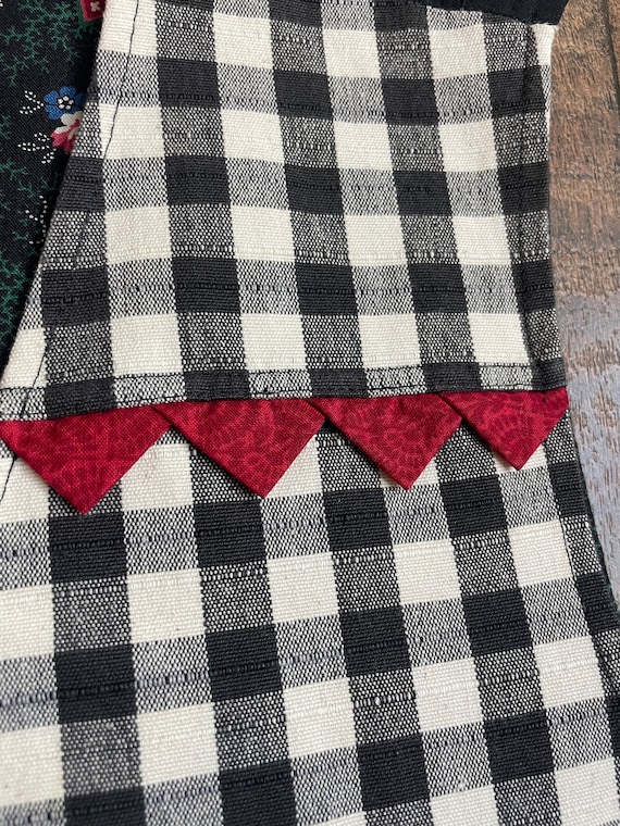 Vintage 90s Quilted Reversible Vest, Prairie Vest… - image 5