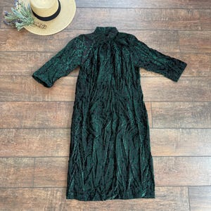 Vintage Cheongsam Dress Black Small - Etsy