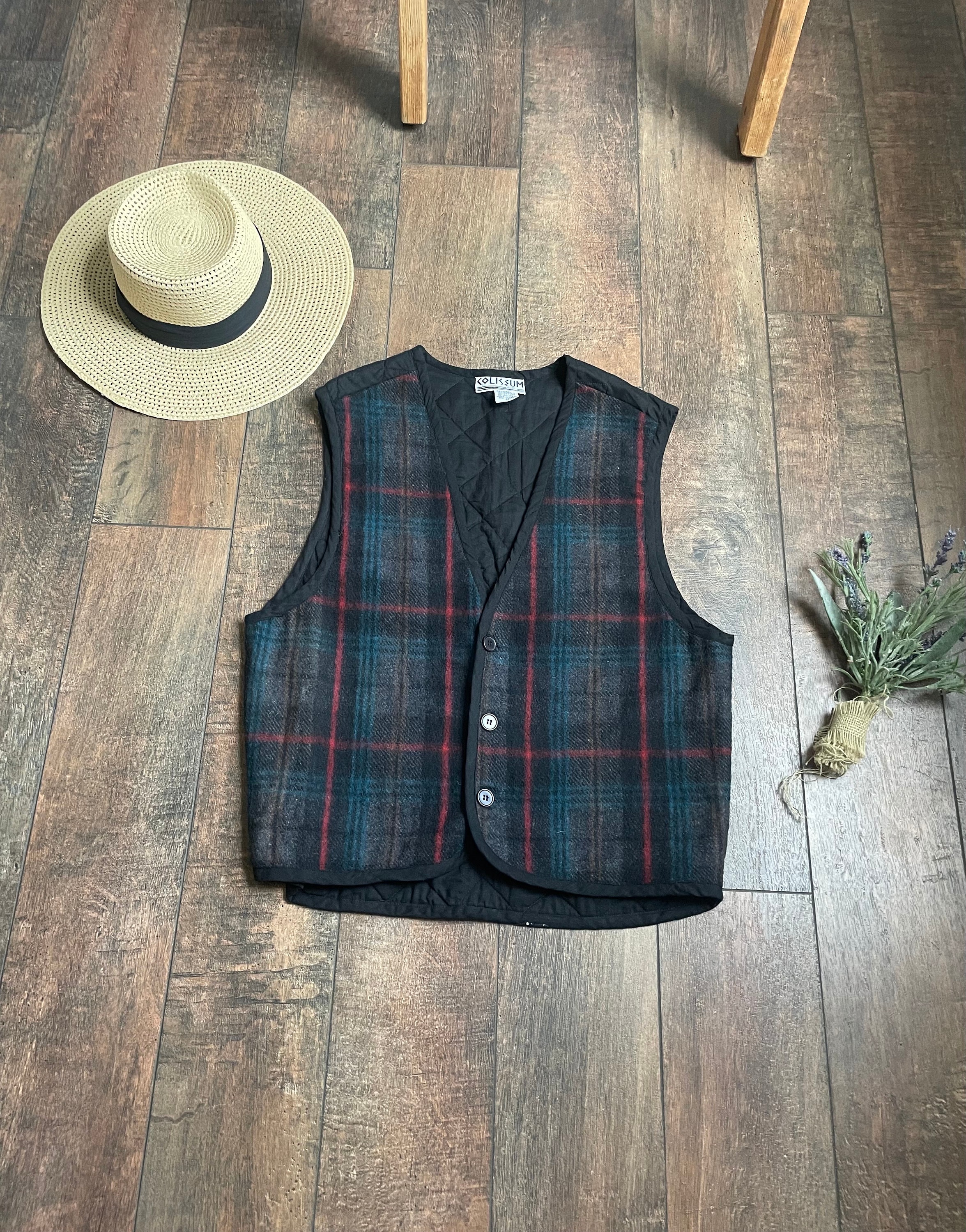 Woolrich Vest - Etsy Canada