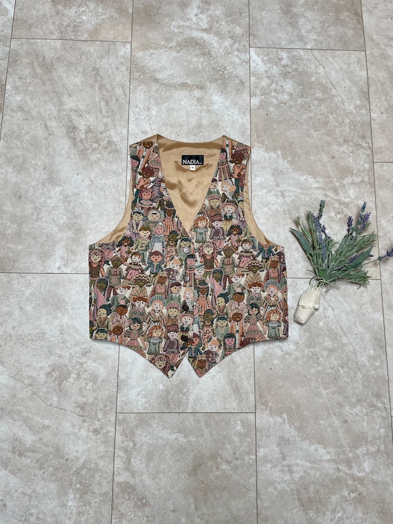 ベスト/ジレ VINTAGE LIKE JACQUARD OVER VEST Ameri（アメリ）の「VINTAGE LIKE JACQUARD OVER VEST（ニット