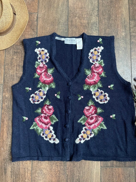 トップス UNDERCOVER 90s Flower Knit Vest UNDERCOVER 90s Flower Knit Vest