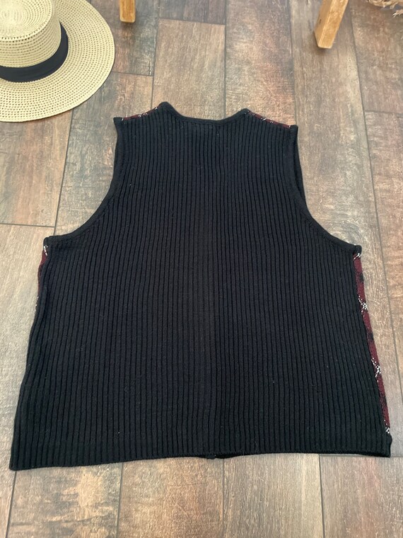 Vintage Sweater vest, Argyle Sweater Vest, Boy Me… - image 3