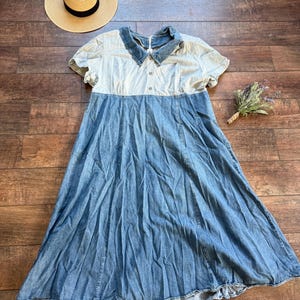 90s denim teacher dress Is the teacher's dress appropriate? 90s denim teacher outfit debate