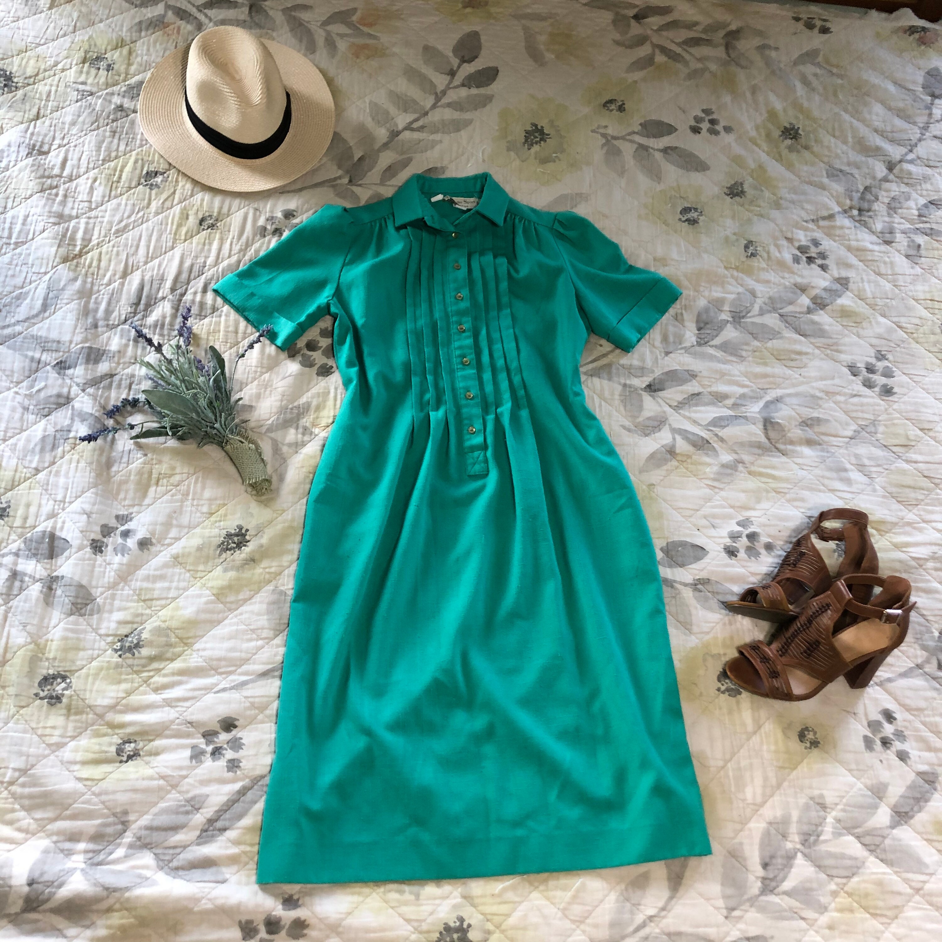 Vintage button front dress Clearance