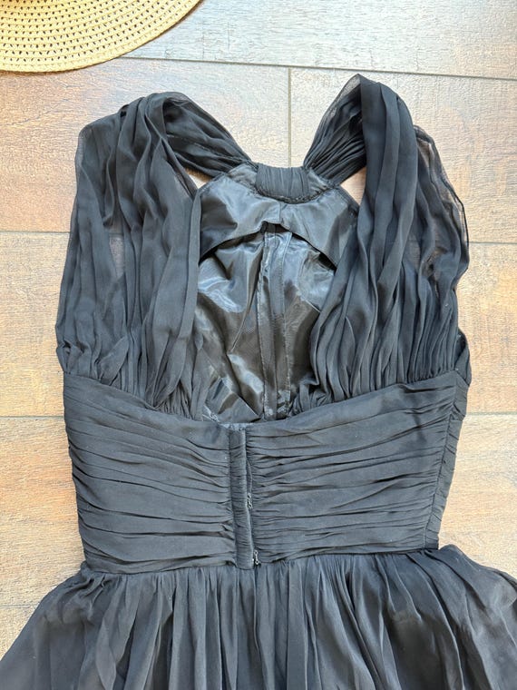 60s Black Cocktail Dress - Size Small - 60s Vinta… - image 8