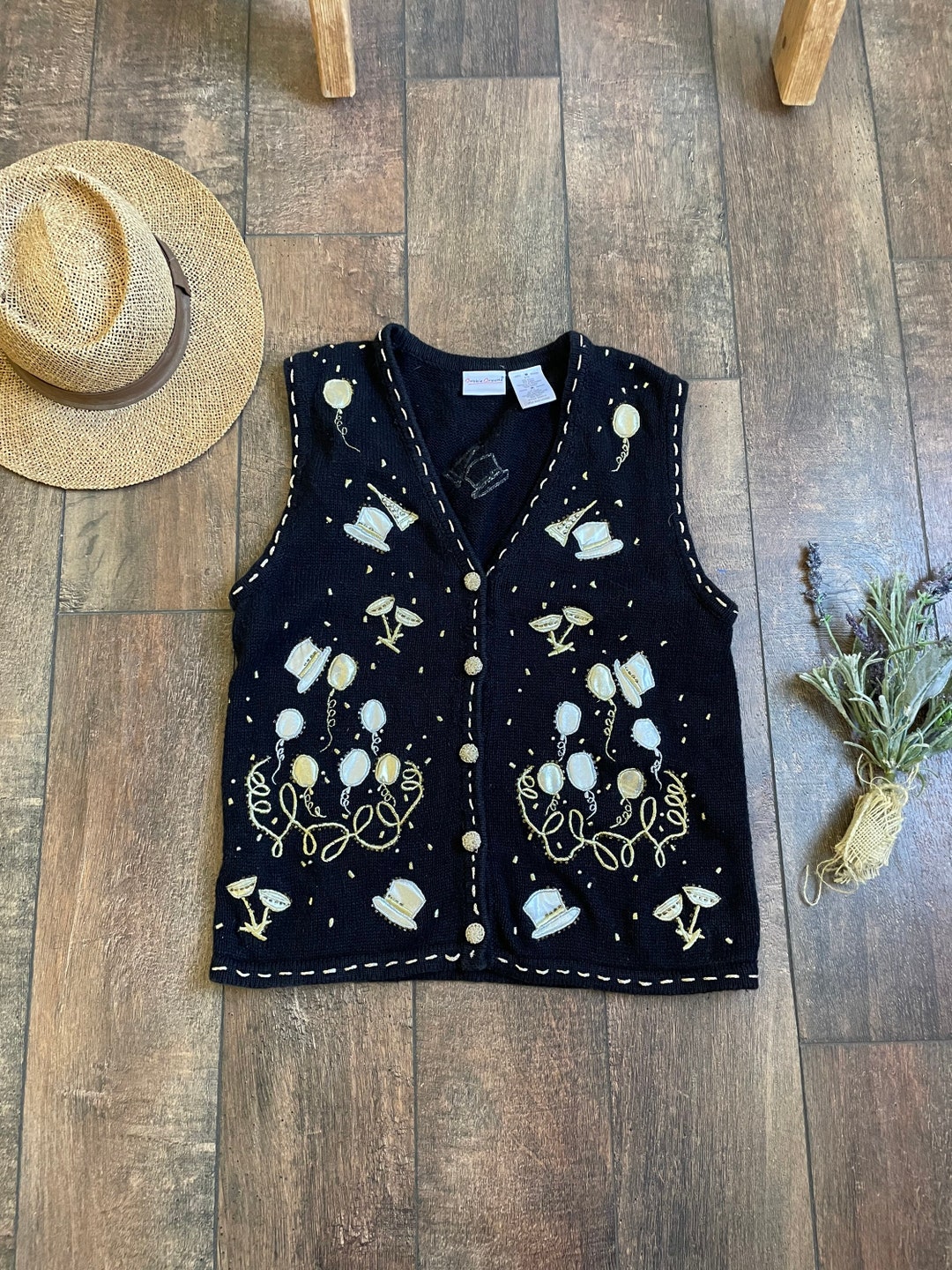 New Years Sweater Vest,celebration Sweater Vest,new Years Eve Sweater