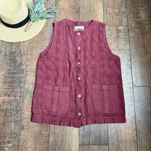 Vintage 90s Maroon Sweater Vest, 90s Sweater Vest,Vintage Waffle Sweater Vest,Vintage 90s Sweater Vest,90s Knit Sweater Vest