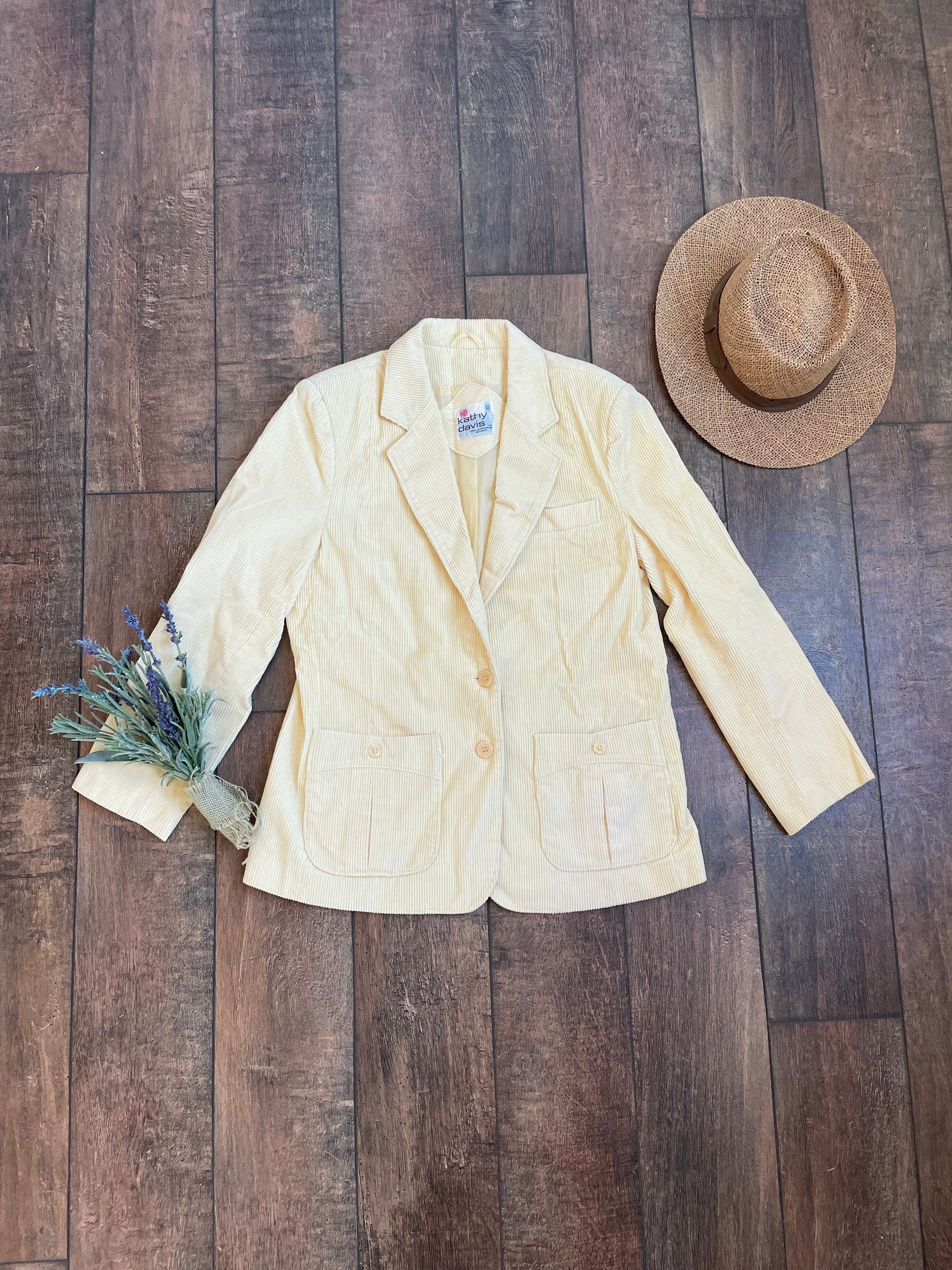 90s Corduroy Womens Blazer Vintage 