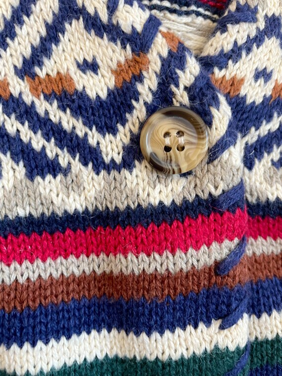 Vintage Bright Boho Sweater Vest,Western Sweater … - image 8