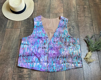 90s Kenzo Jungle Linen Vest - Etsy