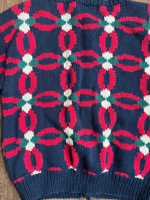 Vintage Christmas Cardigan, Celtic Knot Cardigan,… - image 5