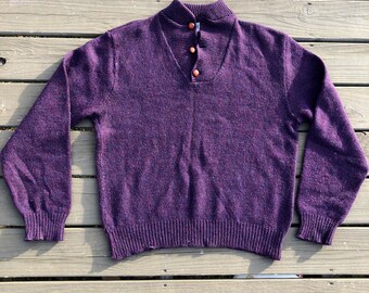 Vintage 90s Rei Sweater,Vintage Rei Sweater, Vintage 90s Rei Purple Sweater,Mountain Wool Sweater,Vintage Mountain Wool Sweater, Vintage Rei