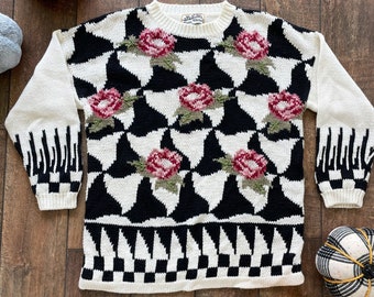 アウター 90s Vintage Flower Ecuador Knit Kids アウター 90s Vintage Flower Ecuador Knit Kids Vintage Made