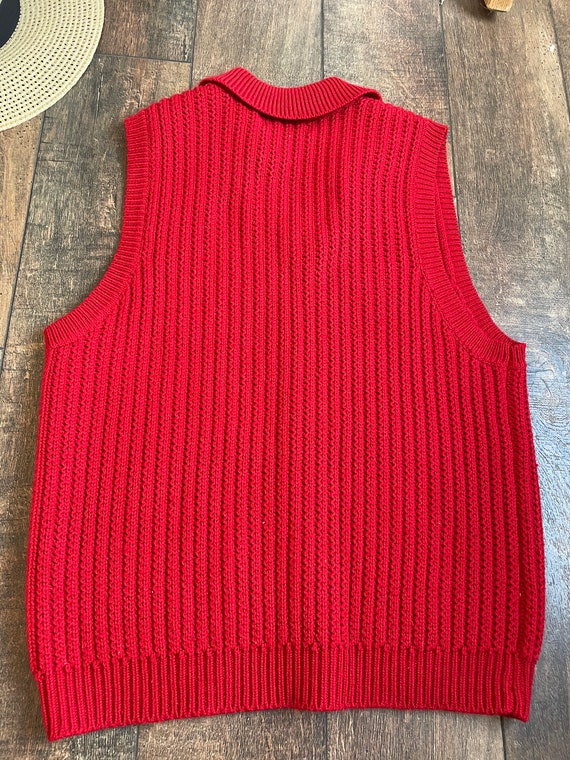 Vintage Cable Knit Sweater Vest, Vintage Mona Lis… - image 3