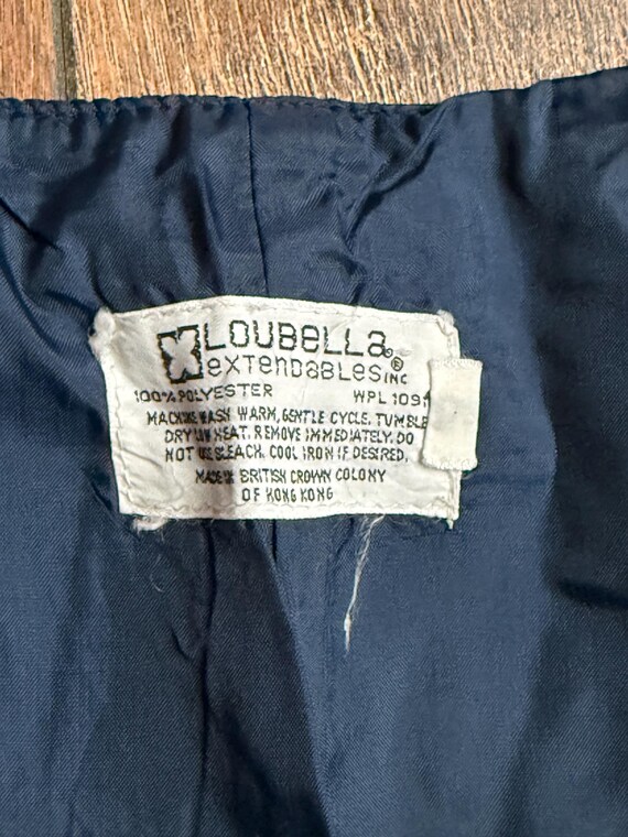 Vintage Dark Navy Blue Vest, Mad Med Vest, 60s Wo… - image 4