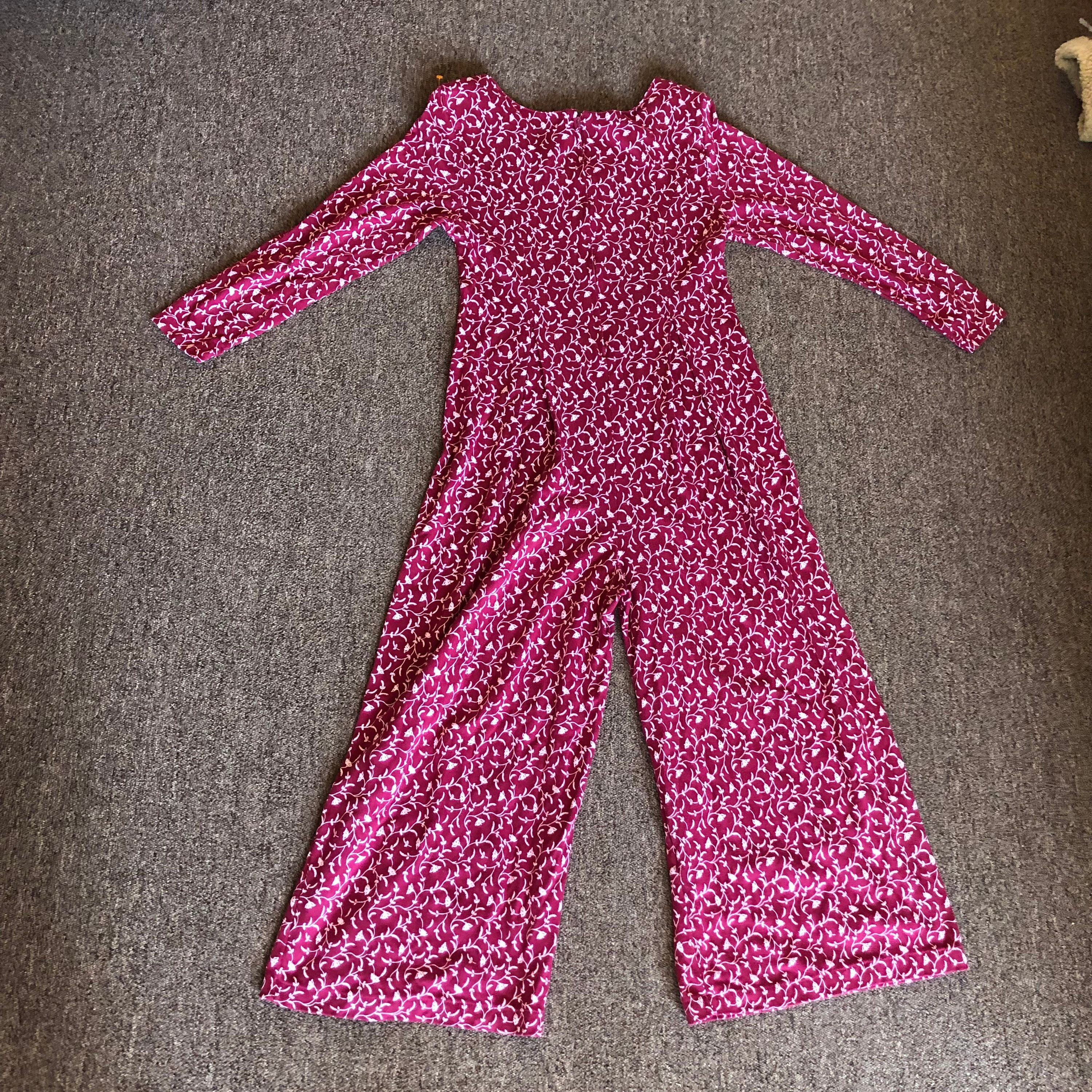 Vintage 90s Floral Jumpsuit, 90s Cotton Jumpsuit, 90s Mom Jumpsuit